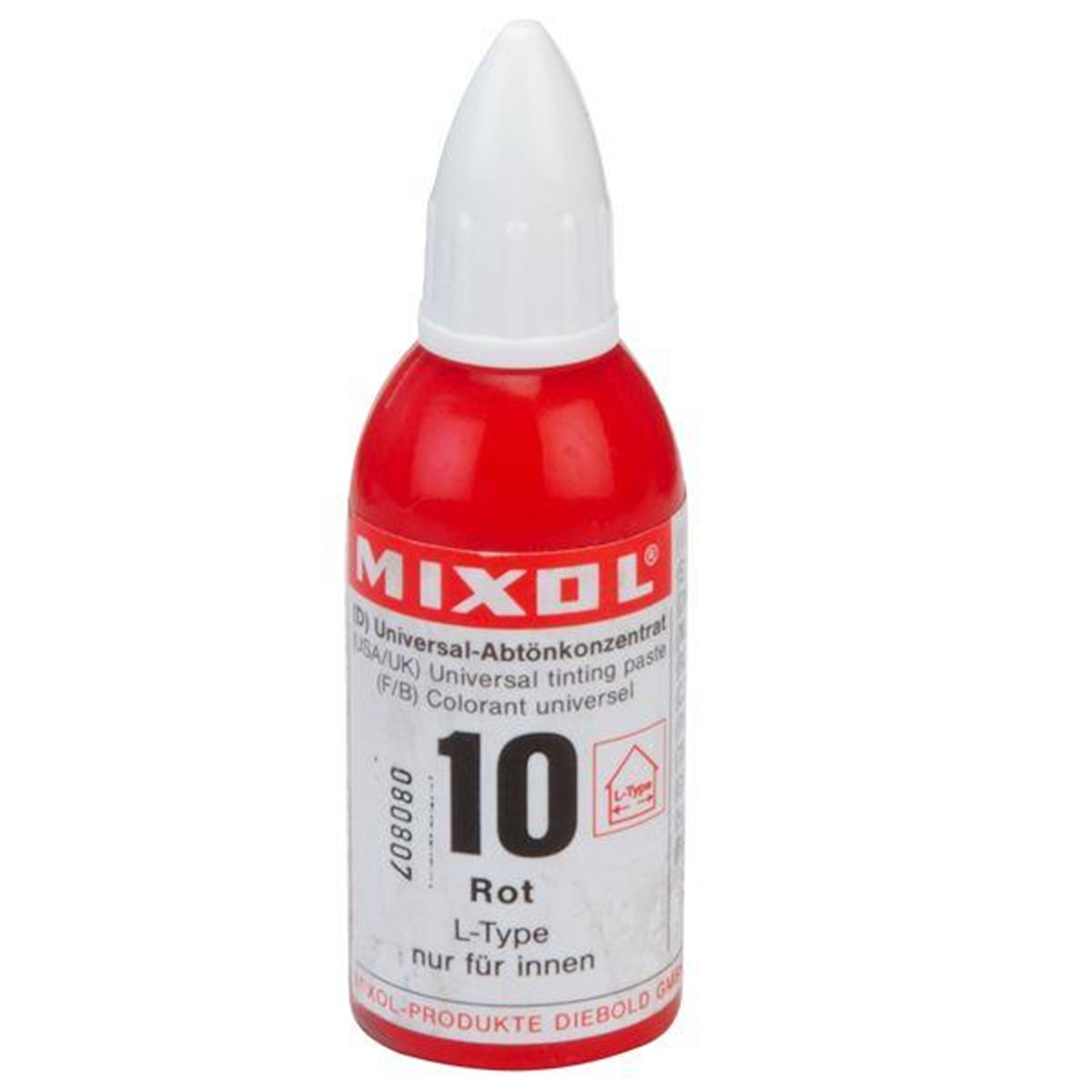 Universal Tints - Red #10 (20ml) | Professional Cosmetic Pigment for Lipstick, Soap Making & DIY Crafts