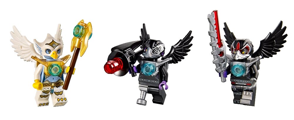 LEGO Legends of Chima Eagle Interceptor 70003 Building Set - Construction Toy for Kids with Eris Minifigure - Perfect for Creative Play and Collectors