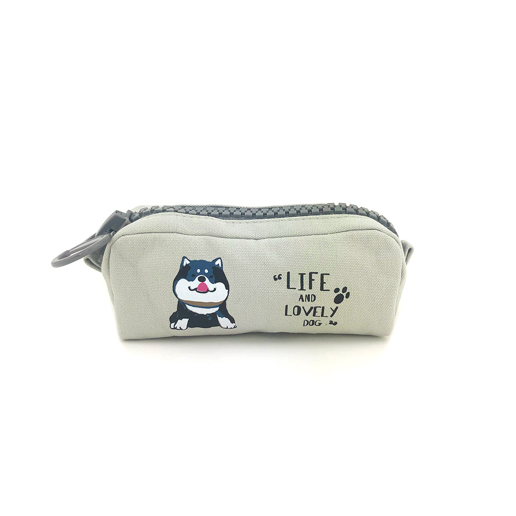 Large Dog Pencil Case with Zipper - Cute School Supplies for Kids & Students - Perfect for Backpacks, Desks & Classroom Organization