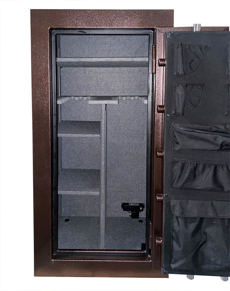 Hollon The Dominion 22 Gun Safe - Fireproof & Secure Gun Cabinet for Home & Office - Heavy Duty Rifle Storage with Digital Lock - Perfect for Firearms, Ammo & Valuables Protection (Ideal for Gun Enthusiasts & Home Security)
