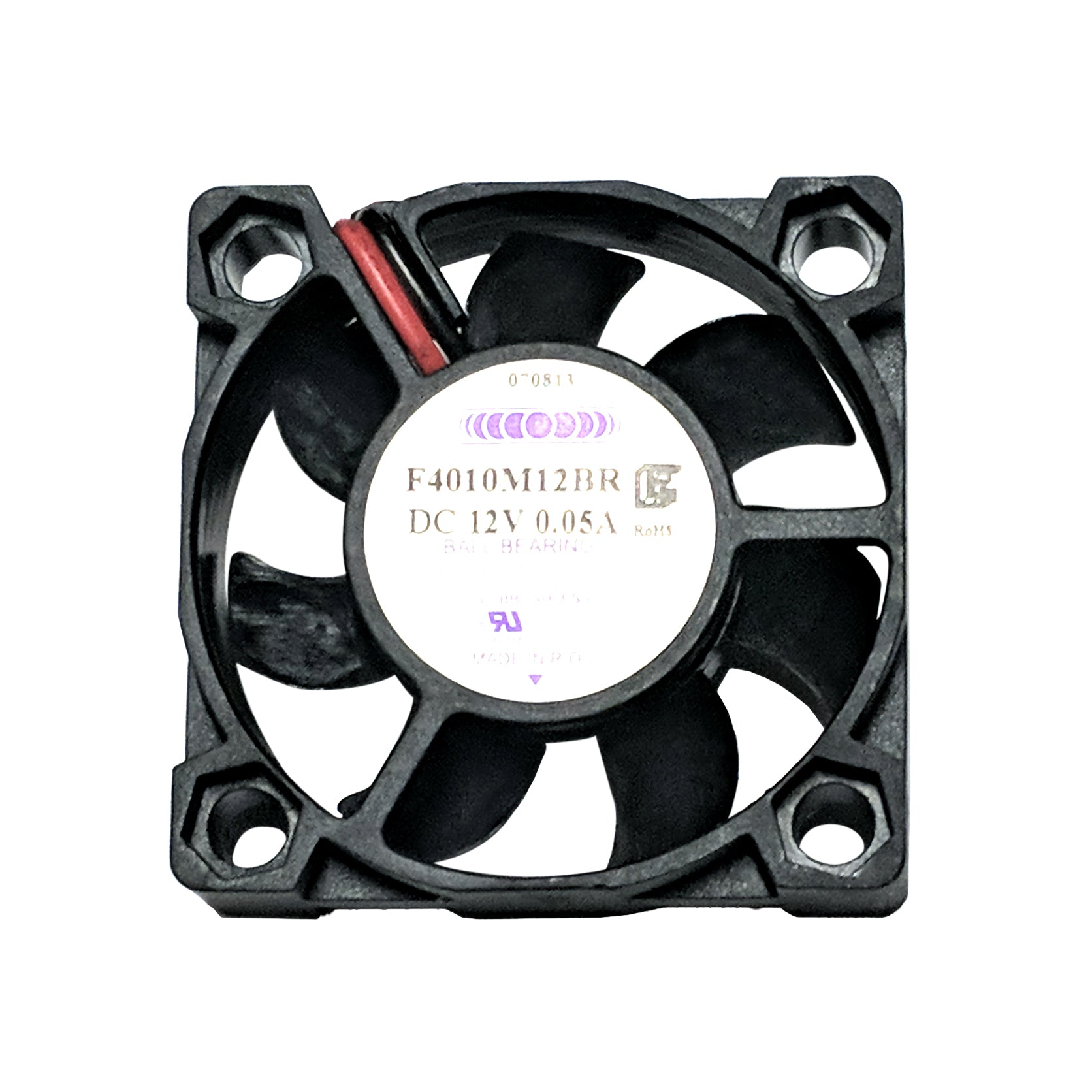 40mm x 40mm x 10mm Mechatronics Cooling Fan F4010M12BR - High Performance PC Case Fan for Computer, Gaming Rig, and Electronics Cooling