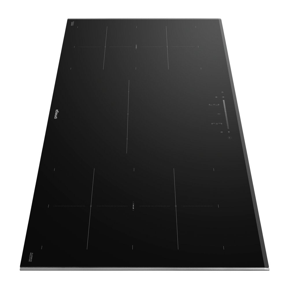 Omega 90cm 5-Zone Induction Cooktop with Bridge Zones OCI903FTZ - Professional-Grade Stove for Home Kitchen & Restaurant Cooking