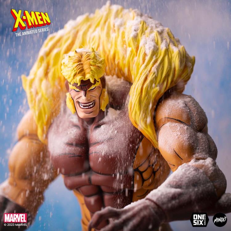 X-Men The Animated Series Sabretooth 1/6 Scale Collectible Action Figure - Perfect for Marvel Fans, Display & Comic Book Collections