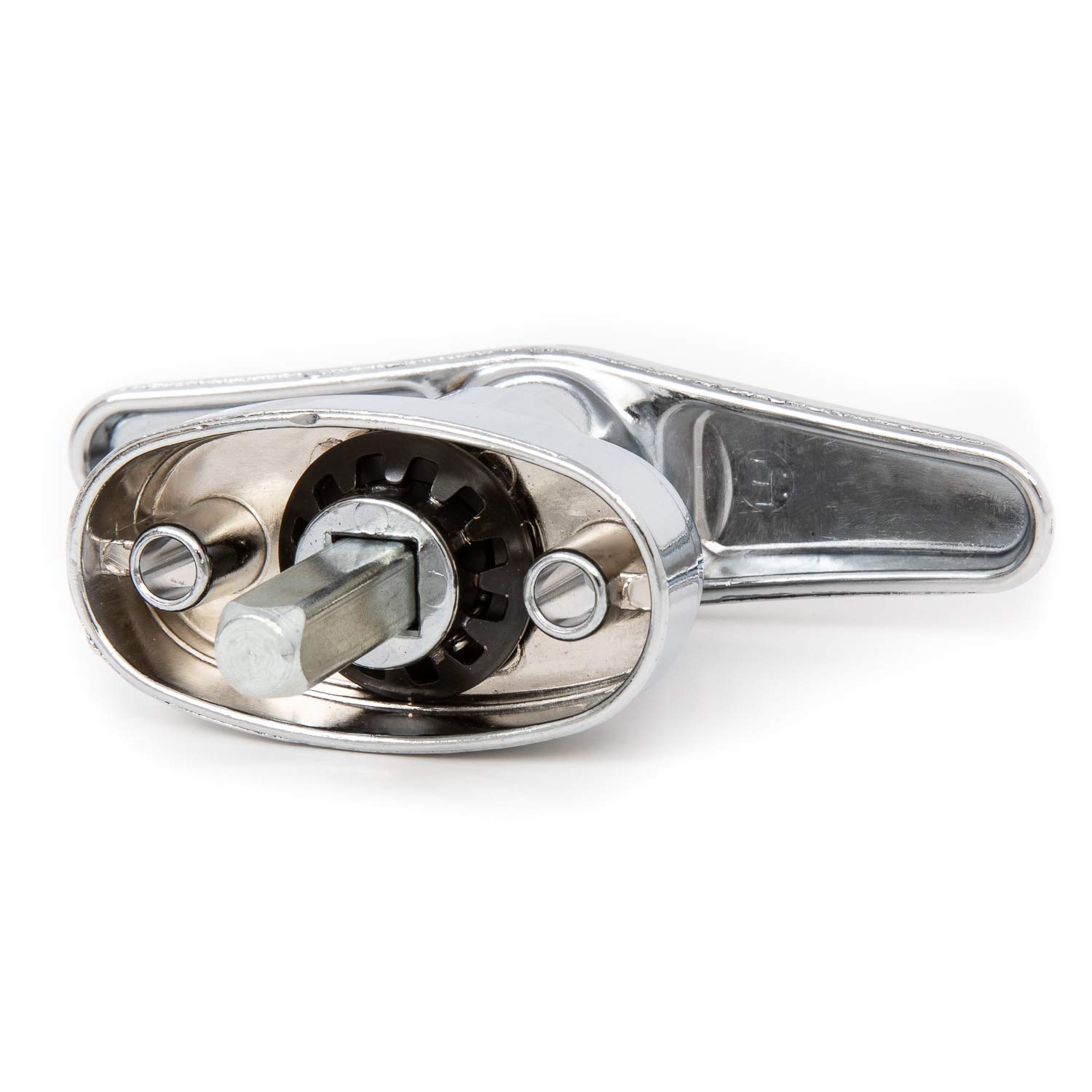 Lockable T-Handle with Key for Square Latch - Secure Trash Chute & Linen Chute Doors - Ideal for Commercial Buildings, Hospitals, and Apartment Complexes