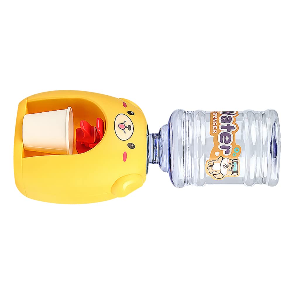 Totority Mini Water Dispenser Toy Set - Kids Pretend Play Kitchen Accessories, Cute Drinking Fountain Model with Cup, Miniature Household Water Cooler for Role Play & Educational Fun - Perfect for Birthday Gifts, Preschool Learning & Interactive Playtime