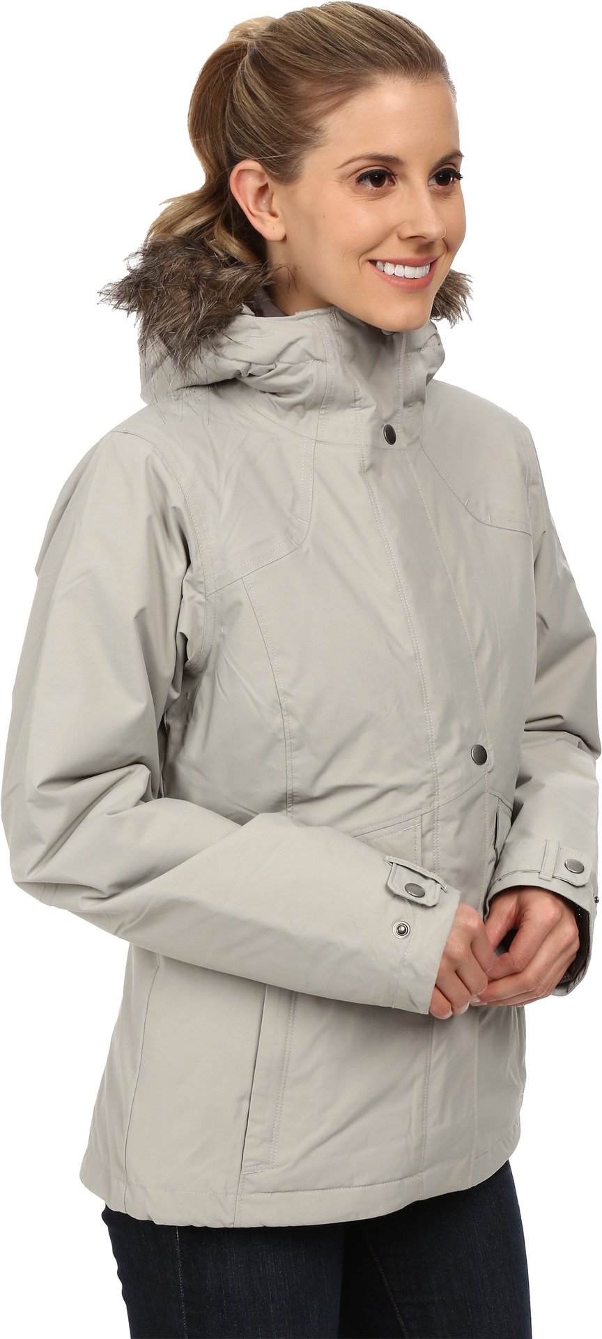 Columbia Women's Sunset Vista Interchangeable Waterproof Jacket - Lightweight Windproof Winter Coat for Hiking, Skiing & Outdoor Activities