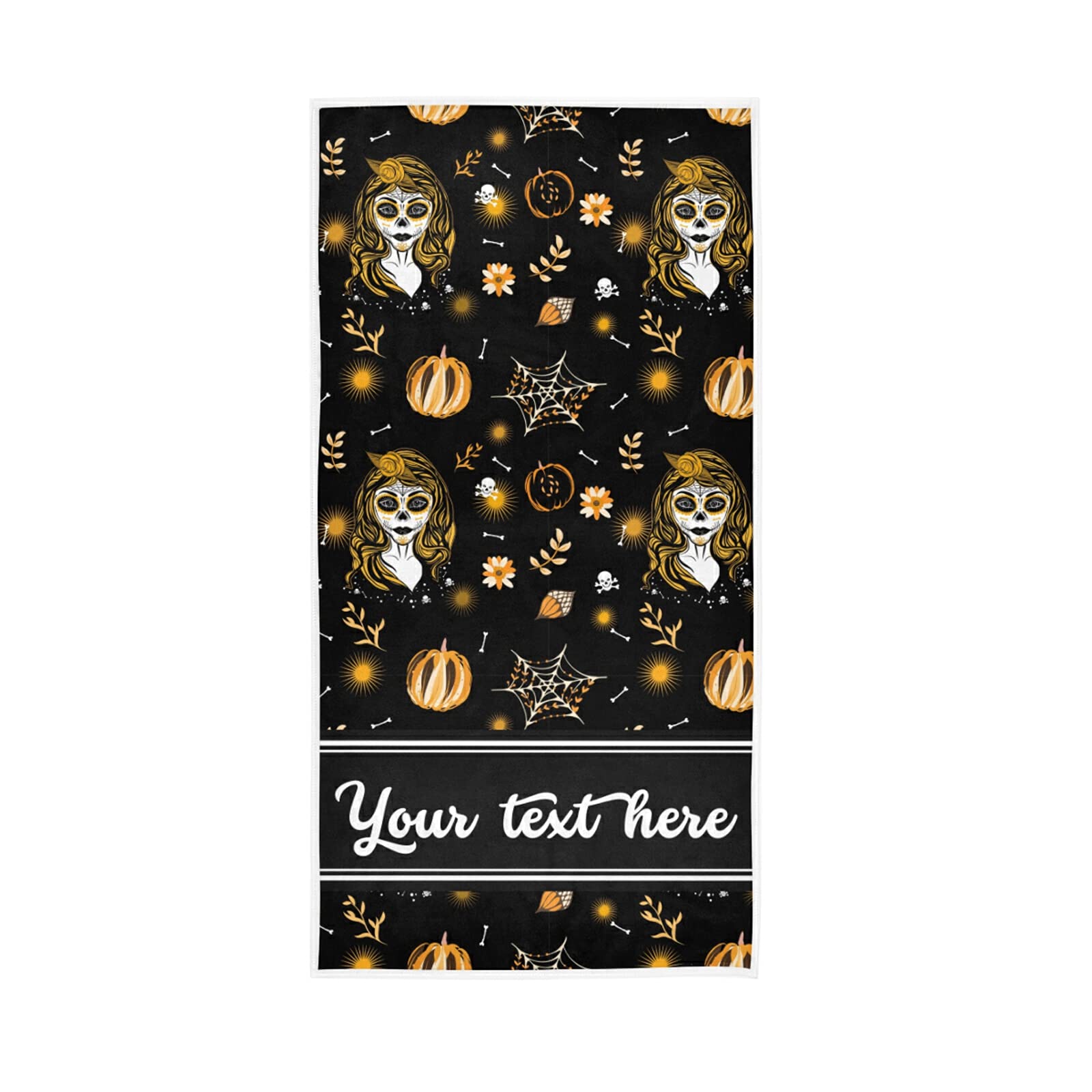 Sinestour Personalized Hand Towel - Mexican Carnival Face Towel for Bathroom, Gym, Yoga & Kitchen - Soft Highly Absorbent Custom Fingertip Towel - Perfect for Home Decor, Sports, Hotels & Spa Use