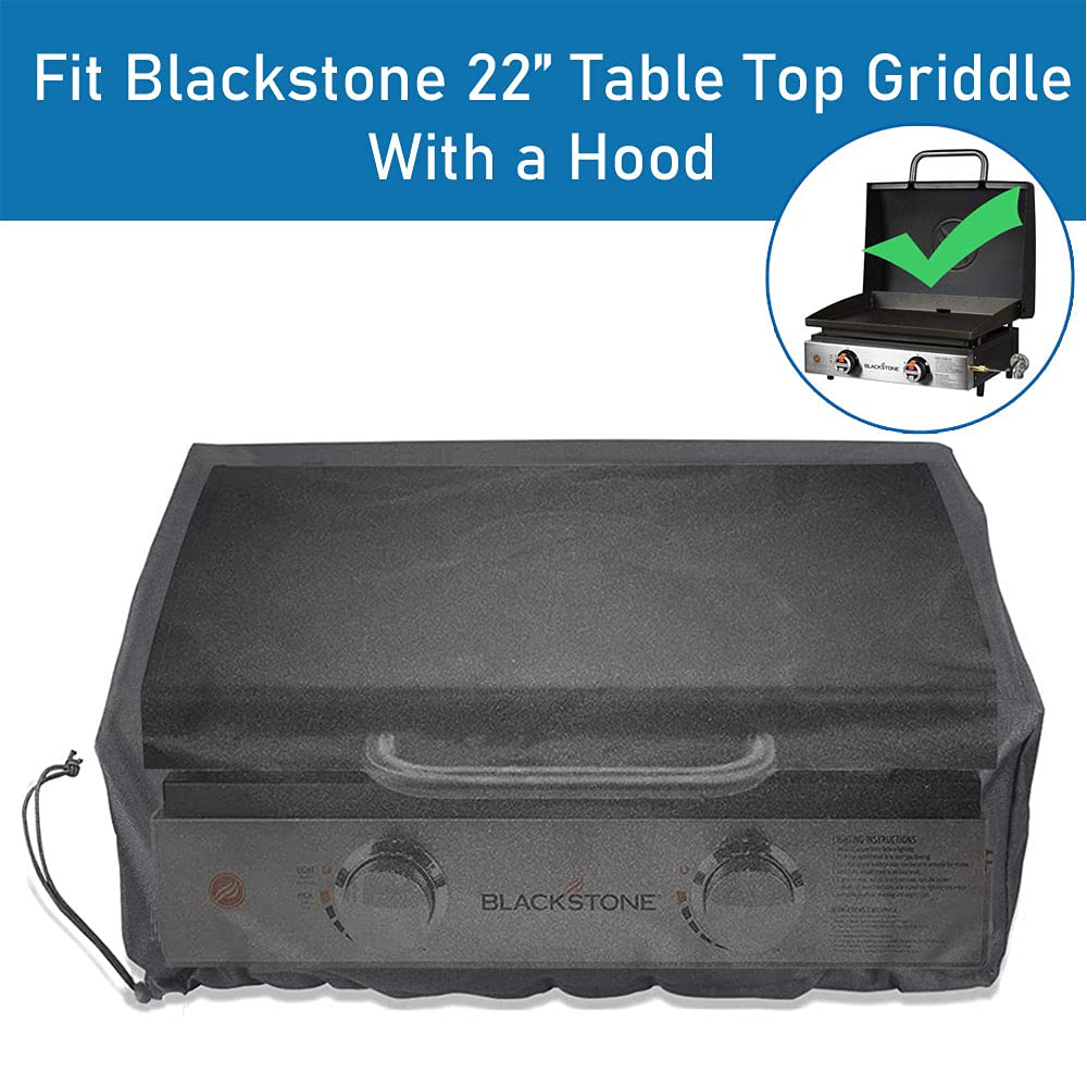 **22 Inch Waterproof Griddle Cover for Blackstone, Traeger Ranger & Scout, Pit Boss 75275 – Outdoor Table Top Protection for Portable Grills (Ideal for Camping, Backyard BBQs & Tailgating)**