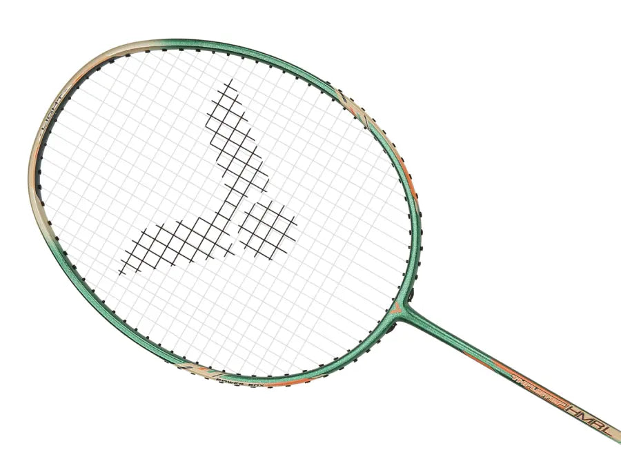 Victor Thruster TK Hammer Light (HMR) Badminton Racket - Pre-Strung Professional Racquet for Power & Speed - Perfect for Competitive Play & Training Sessions