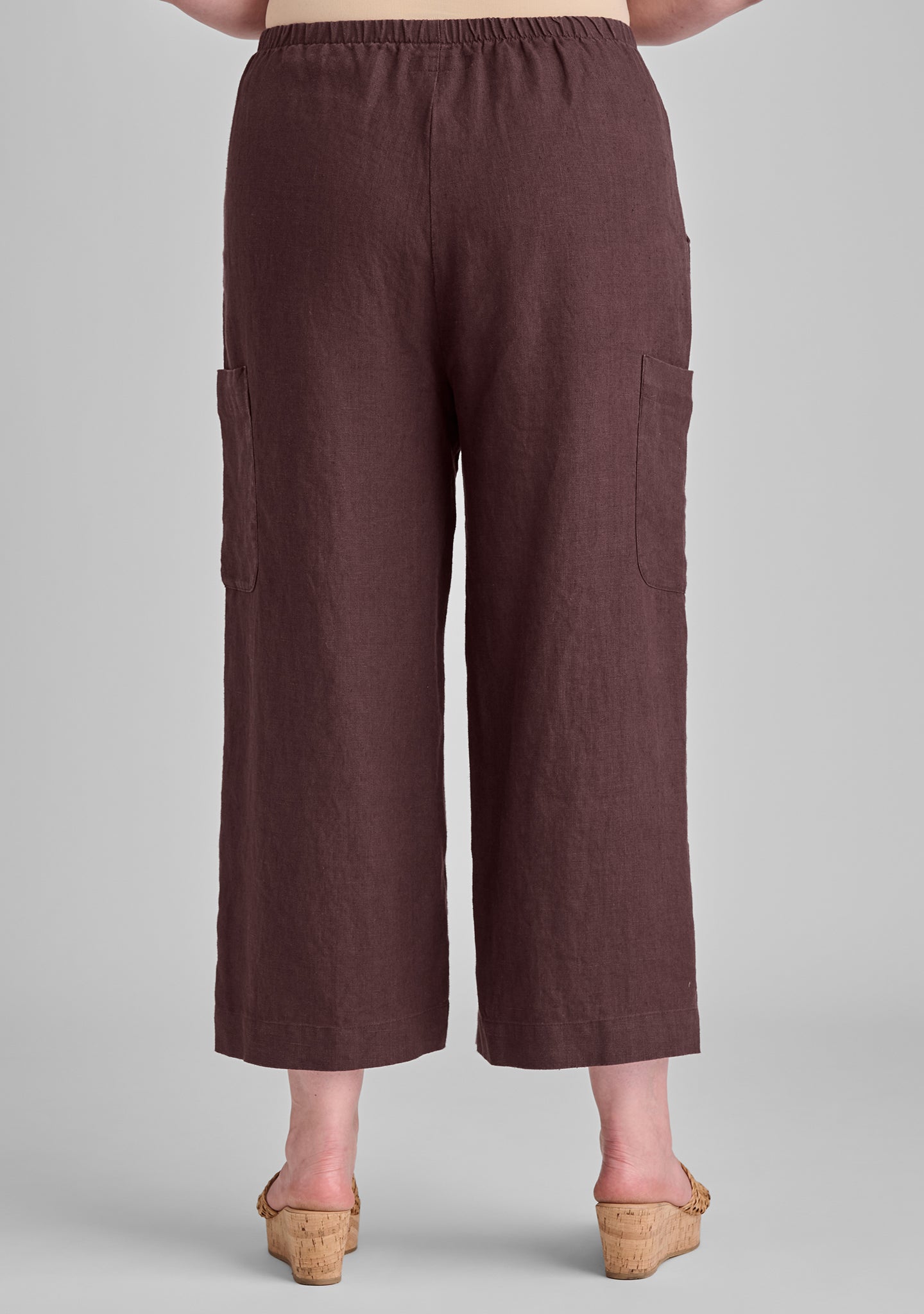 Modern Linen Pants for Women - Comfortable Elastic Waist Casual Pants - Perfect for Summer, Travel, and Relaxing at Home
