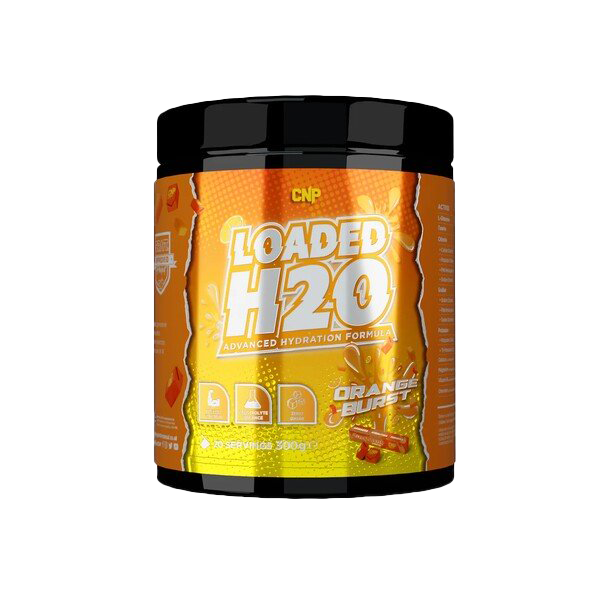 CNP Loaded H2O Orange Burst 300g - Premium Intra Workout Hydration Powder for Athletes & Fitness Enthusiasts - Ideal for Gym, Running & Endurance Training