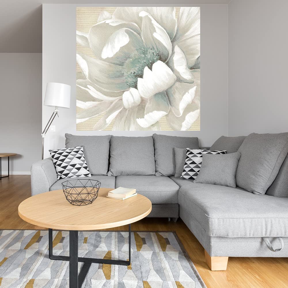 Botanical Wall Art Canvas - Winter Blooms II by Carol Robinson | 22x22 Inch Floral Bathroom Decor, Plant Pictures for Bedroom & Living Room | Modern Home Decor for Spa, Office & Nursery