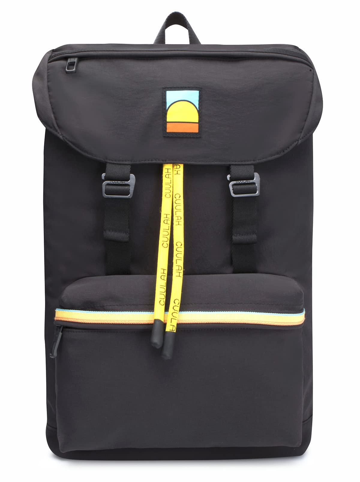CUULAH Anti-Theft Water Resistant Travel Laptop Backpack - 15.6 Inch Nylon Business Backpack with USB Charging Port for Men & Women - Perfect for Commuting, Air Travel & Daily Office Use (Black)