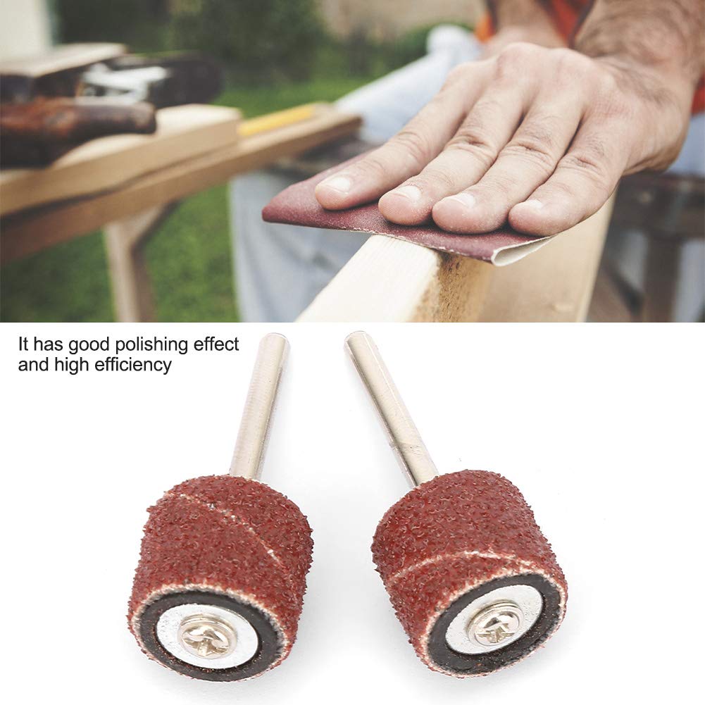 100Pcs 12mm Sandpaper Rings - Abrasive Polishing Wheels for Grinding, Derusting & Metal Polishing - Perfect for DIY, Jewelry Making & Automotive Repair