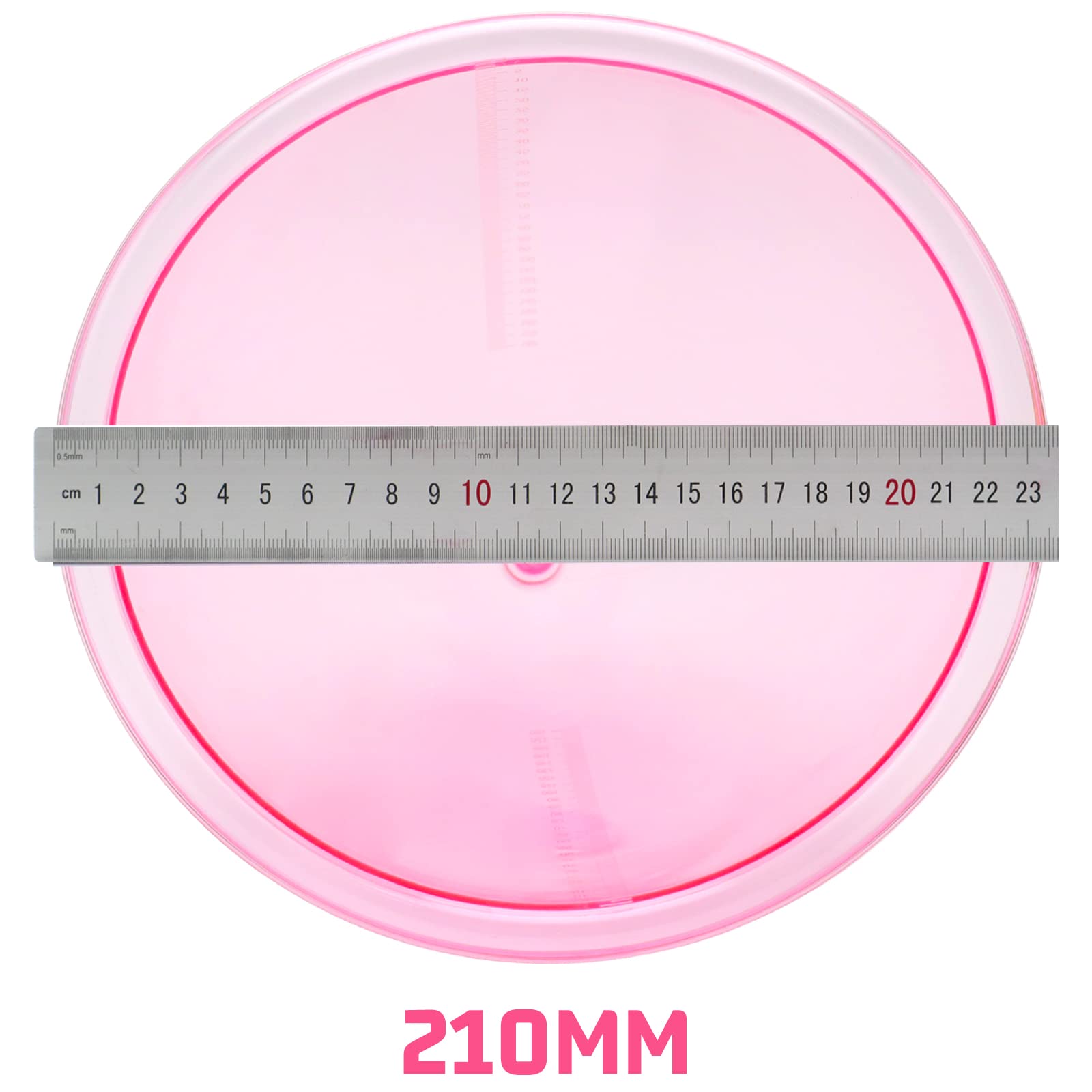 XXL 210ml Buttocks Vacuum Therapy Cups - 9.4 Inch Diameter Silicone Suction Cups for Bigger Butt Lifting & Body Massage | Includes Y-Hose Accessories | 1 Pair (Pink) | Perfect for Home Spa, Cellulite Treatment & Body Contouring Therapy