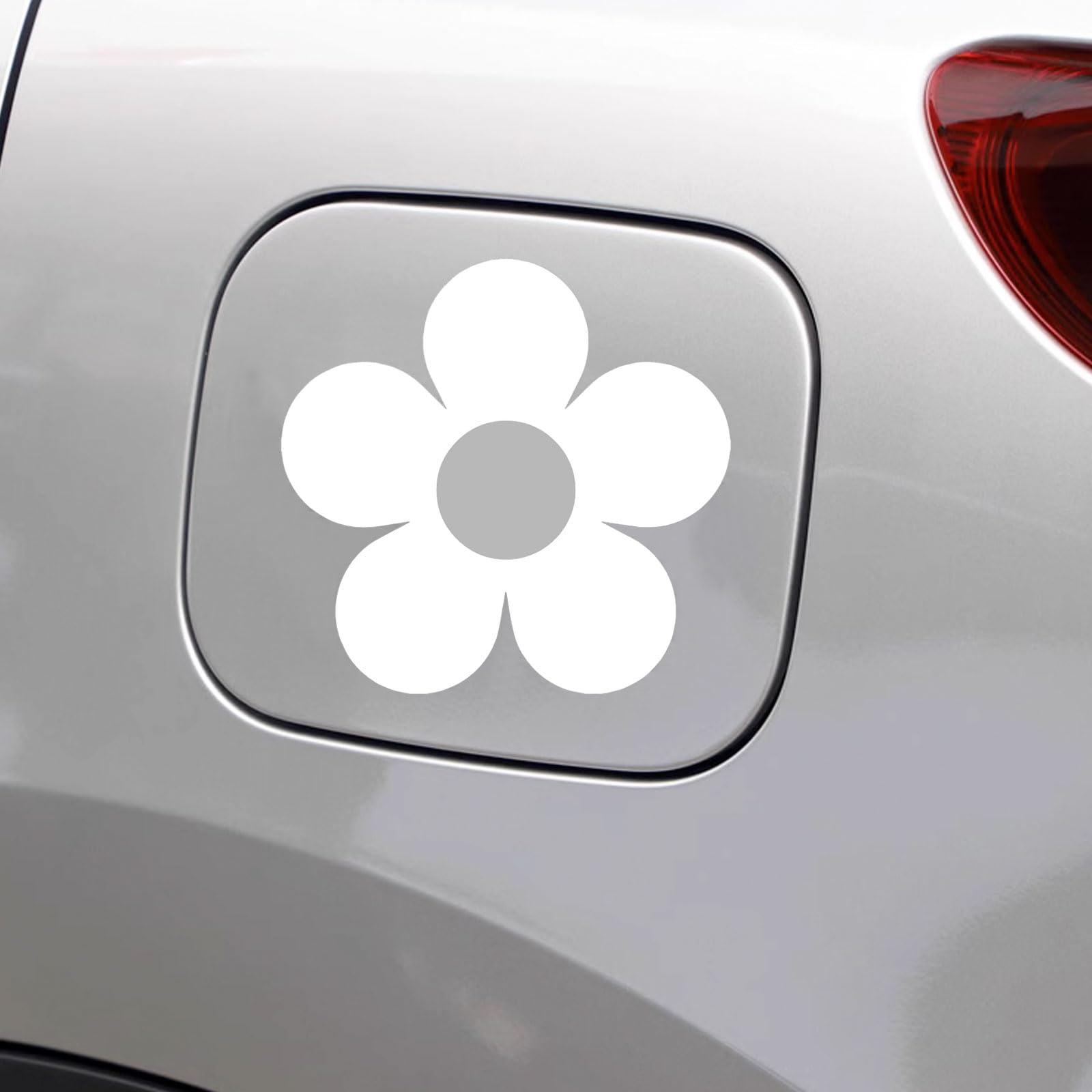 2 Pack Floral Bumper Stickers for Cars - Waterproof Vinyl Decals for Fuel Tank Cap, Windows & Laptop - Perfect Car Decor for Women, Girls & Teens - Cute Flower Stickers for Personalizing Vehicles & Gifts