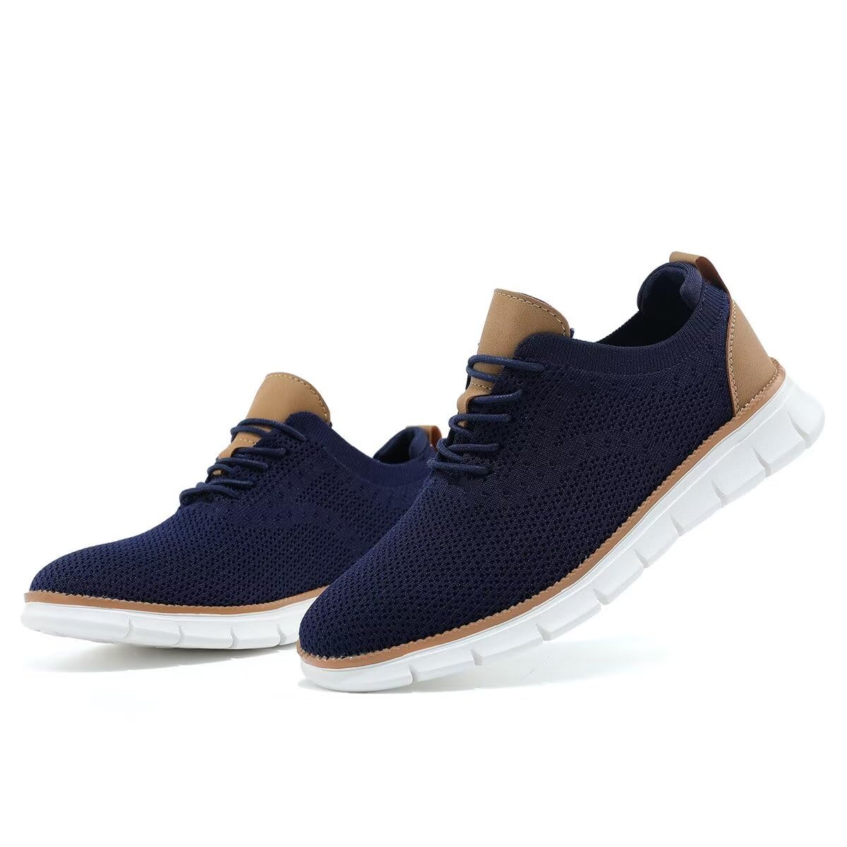 Men's Lightweight Oxford Lace-Up Dress Shoes - Casual Walking & Fashion Sneakers for Office, Travel & Everyday Wear