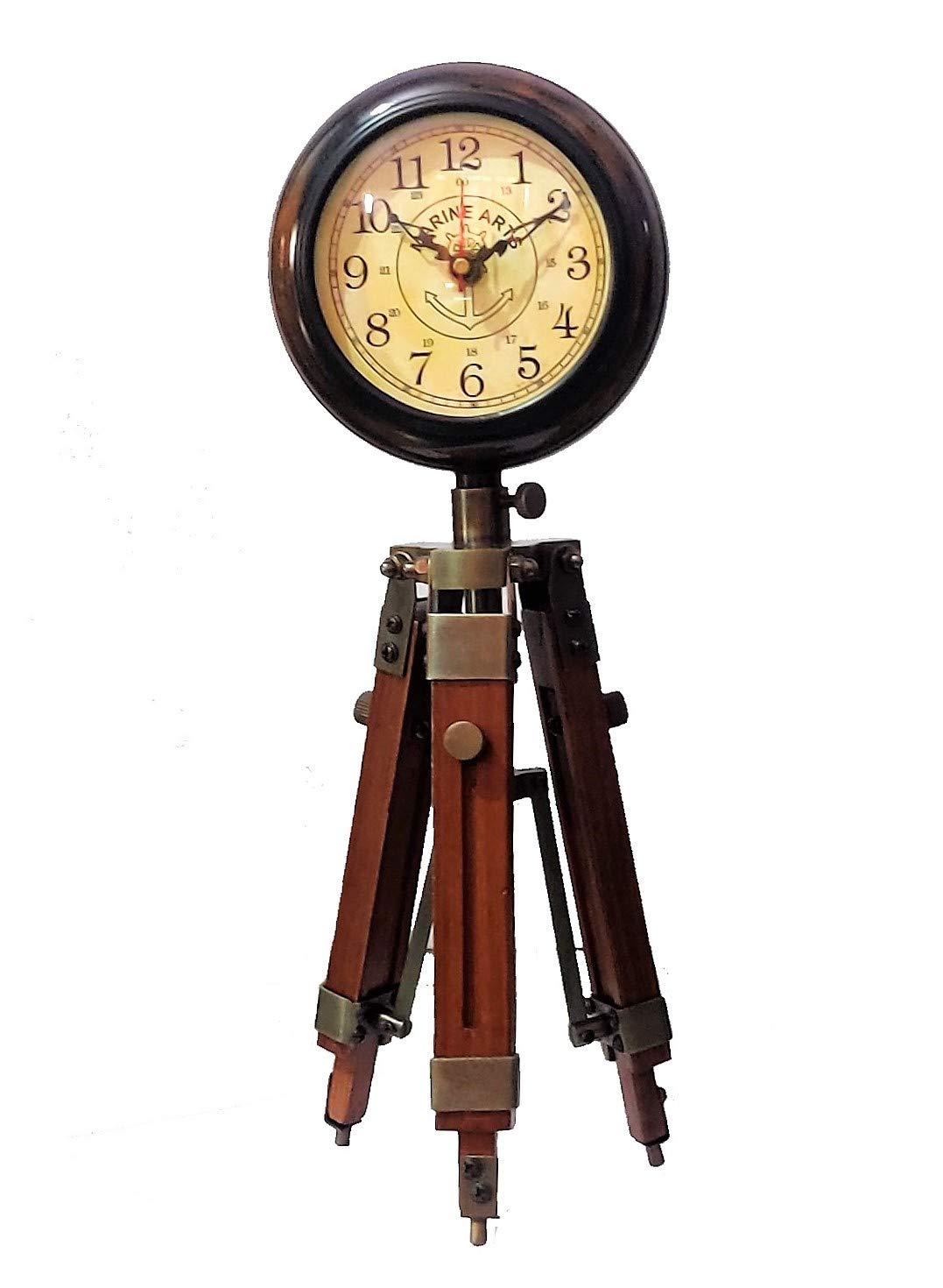 Adjustable Tripod Desk Clock - Modern Digital Alarm Clock with Temperature Display for Office, Living Room & Bedroom | Perfect for Home, Work & Travel Use