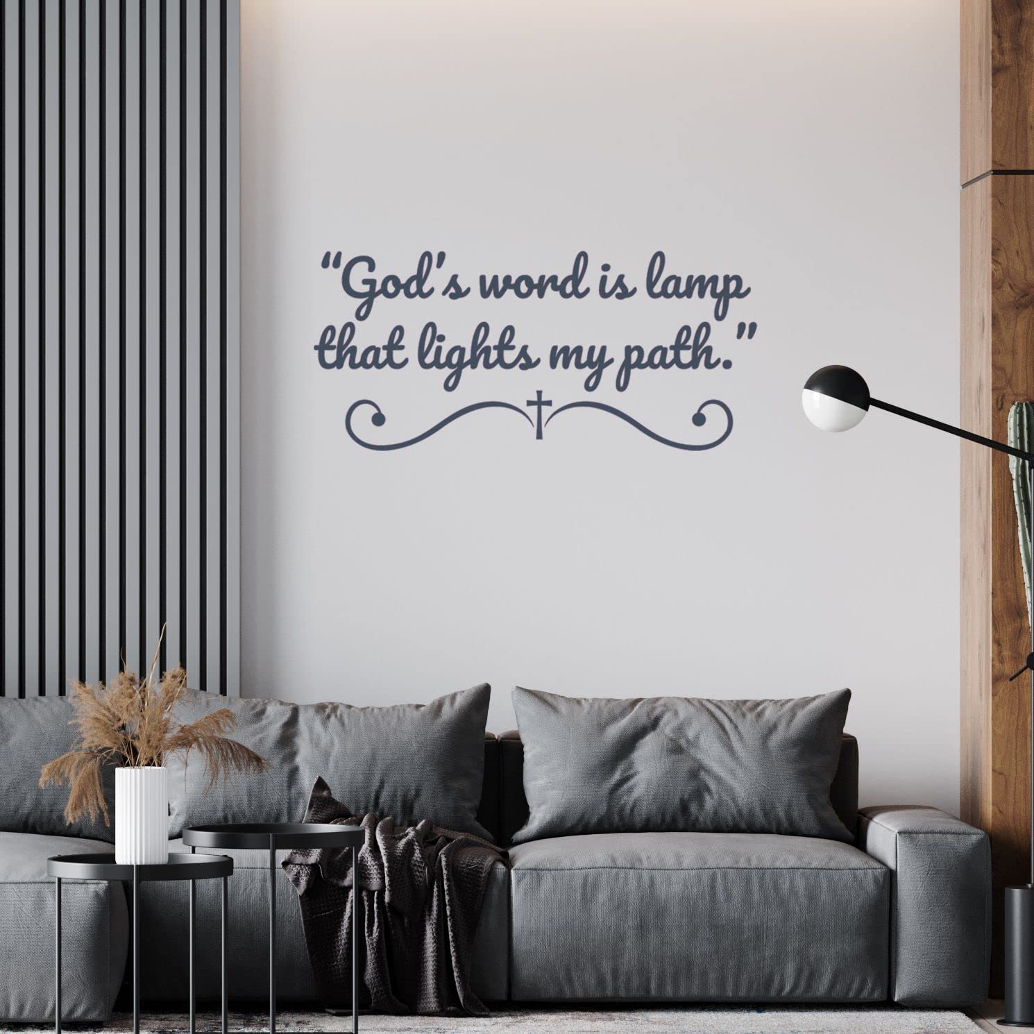 Psalm 119:105 Bible Verse Wall Decal - 15