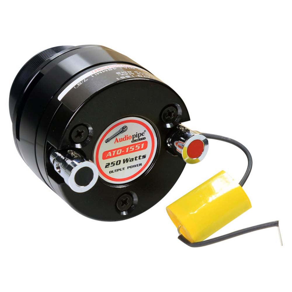 Audiopipe ATQ1551 1 Inch Bullet Tweeter - High Performance Car Audio Tweeter for Clear Sound | Perfect for Car Stereo Systems, Home Audio & Marine Applications