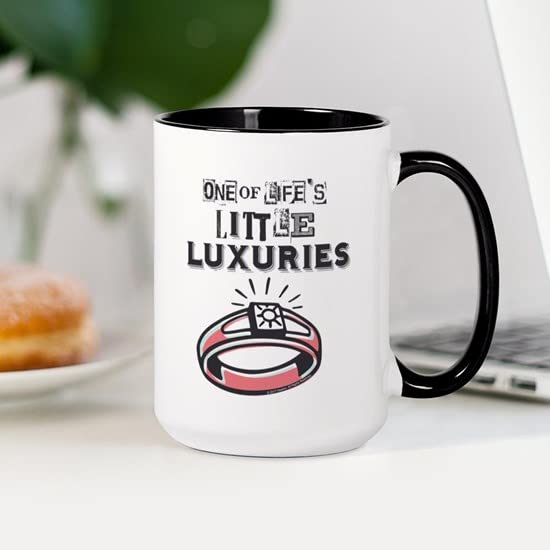 Monopoly Luxuries 15 oz Ceramic Coffee Mug (444ml) - Perfect for Hot & Cold Drinks, Office, Home, or Gifts