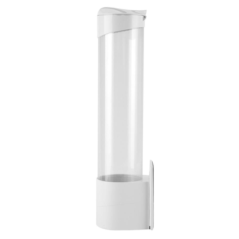 Wall Mounted Water Cup Dispenser - Anti Dust Paper Cup Holder with 50 Biodegradable 7.5cm Cones | Perfect for Offices, Kitchens, and Outdoor Events