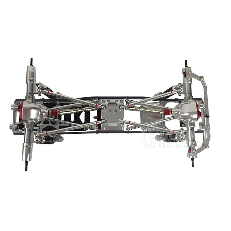 1/10 SCX10 D90 RC Crawler Metal Chassis Kit - Upgraded Tires for Radio Controlled Climbing Vehicle (No ESC) - Perfect for Off-Road Adventure & DIY Model Building