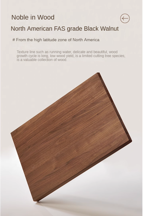 Premium Black Walnut Solid Wood Nightstand with Locking Storage | Modern Bedside Table for Bedroom, Living Room & Office | Durable Wooden Cabinet with Secure Drawer
