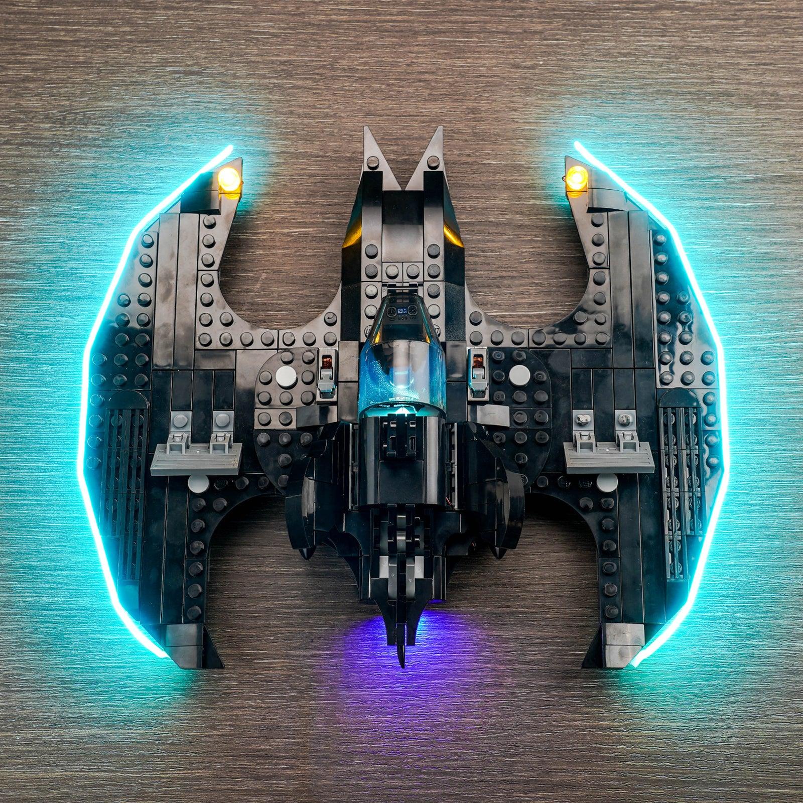 LEGO Batwing 76265 LED Light Kit - Batman vs. The Joker Building Set Accessories | Enhance Your DC Superhero Display & Nighttime Decor