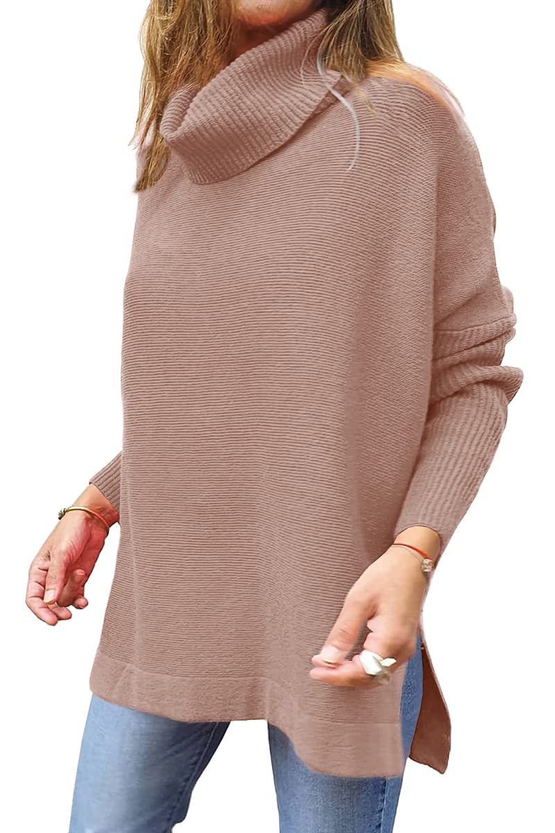 EFAN Women's Oversized Turtleneck Sweater - Soft Winter Pullover Long Sleeve Tunic Top for Fall & Winter Fashion (2025) | Cozy Office Wear, Casual Outfits & Holiday Layering