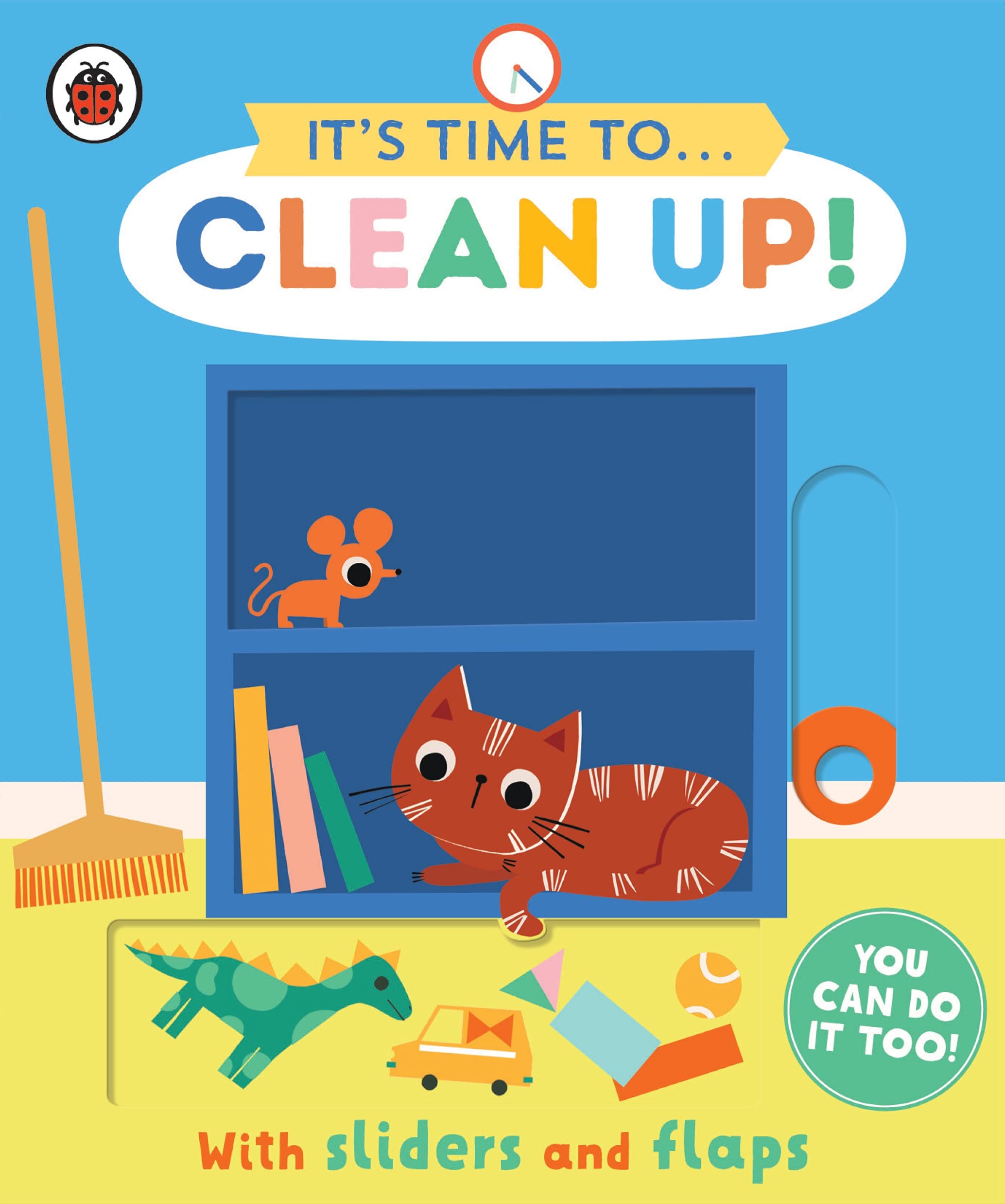 Interactive Clean Up Book for Kids with Sliders and Flaps - Fun Learning Activity for Home & Classroom