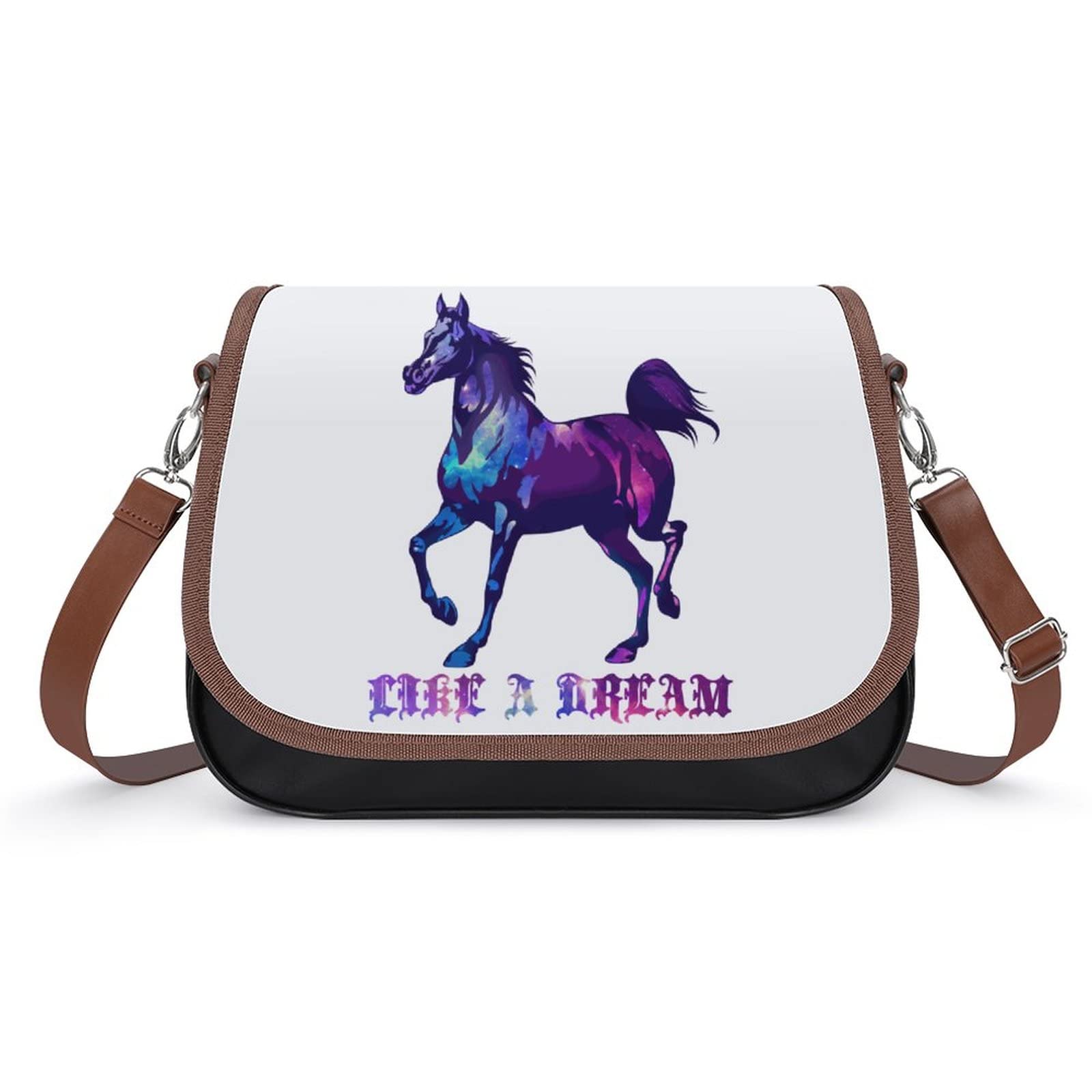 Trendy Printed Crossbody Bags for Women - Fashion Leather Shoulder Bag & Satchel Hobo Purse - Perfect for City Travel, Shopping & Daily Use