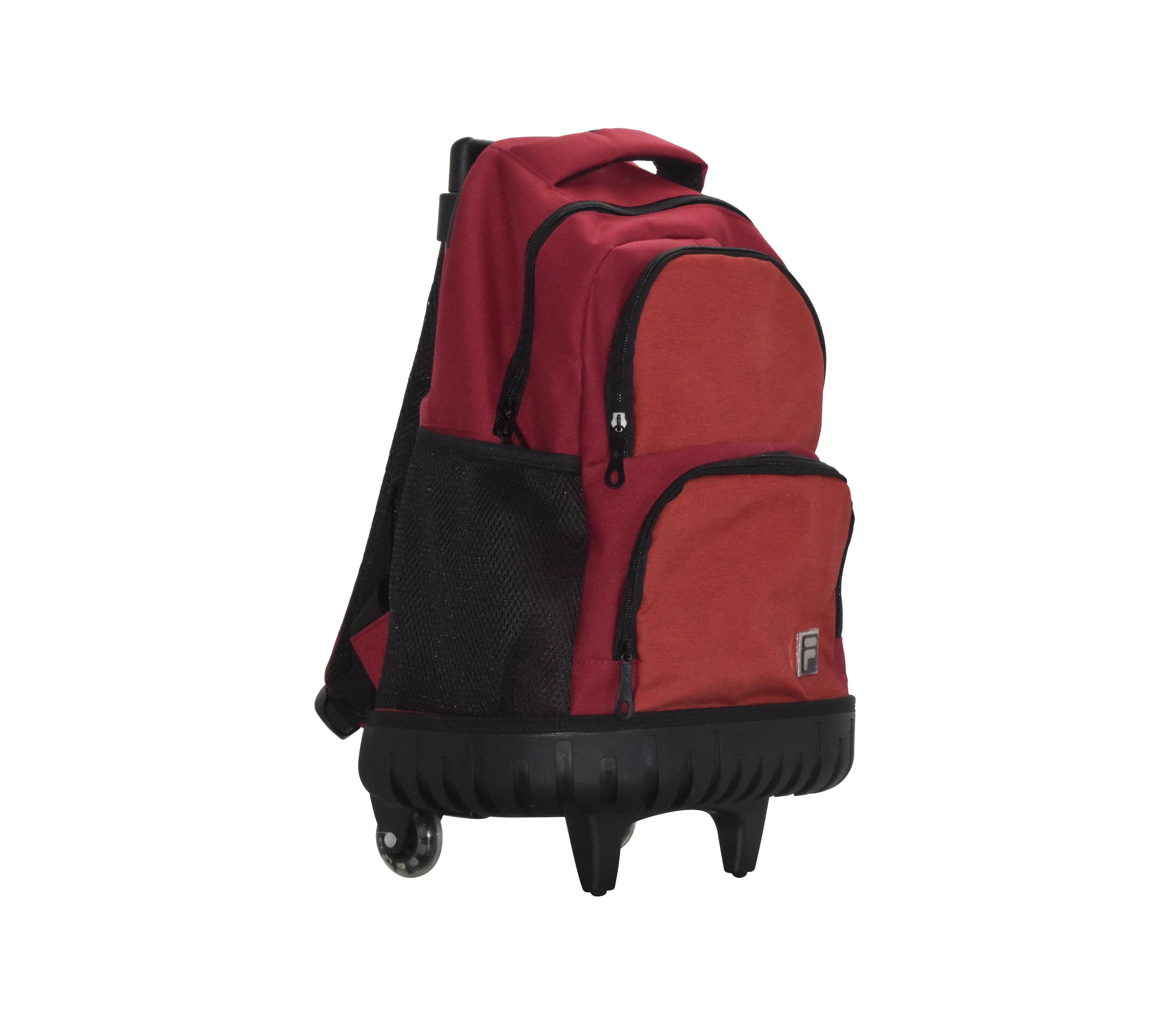 Fila Rolling Backpack 18x12x9 Inches - Lightweight Wheeled School Backpack for Kids & Teens, Perfect for Travel, College & Daily Commute