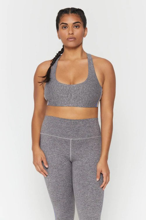 Women's High Support Tech Jersey Sports Bra - Breathable Workout Top for Running, Yoga & Gym - Comfortable & Moisture-Wicking Activewear
