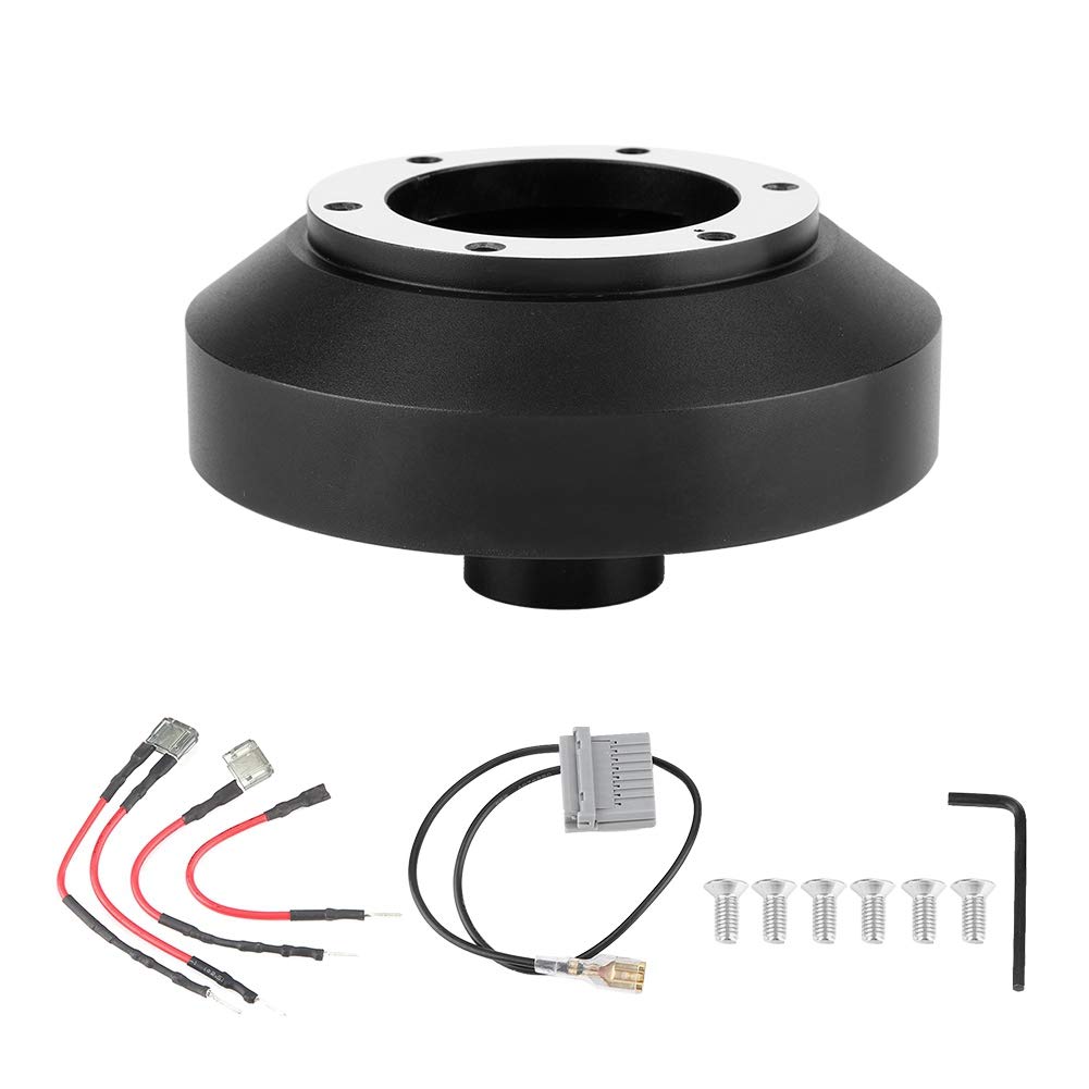 Acouto 6-Hole Quick Release Steering Wheel Hub Adapter Kit - Compatible with Nissan 350Z 370Z Versa Cube & Infiniti G35 G37 - Perfect for Racing, Drifting & Car Upgrades