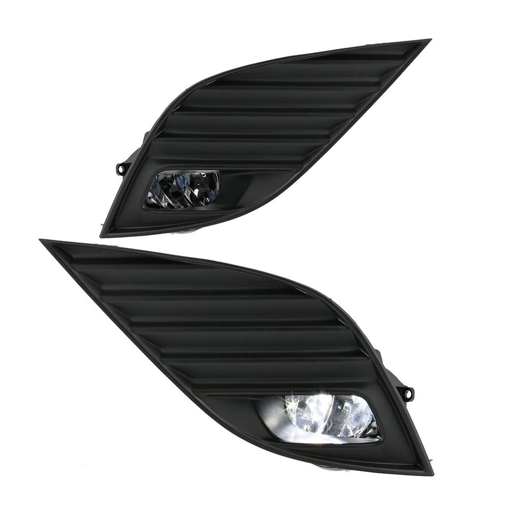 QXPLHUZ LED Bumper Fog Lights with Switch for 2018-2020 Toyota Camry SE Hybrid SE XSE - Durable Off-Road Driving Lights for Nighttime & Inclement Weather Use