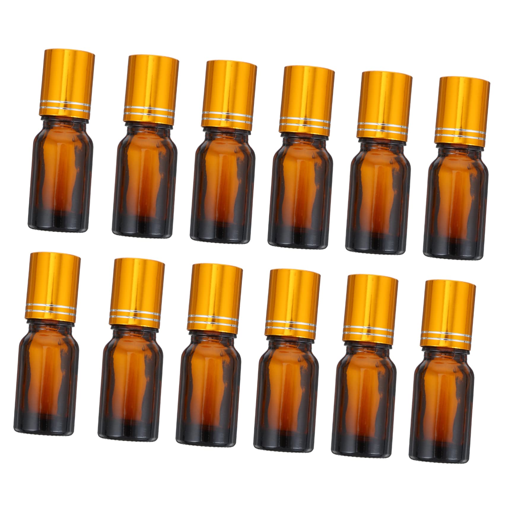ULTECHNOVO 40pcs Blue & Brown Glass Bottles Set - Perfume Roller Bottles, Essential Oil Containers, Sample Vials for Travel, DIY Terrarium & Home Decoration - Perfect for Aromatherapy, Gift Giving & Craft Projects
