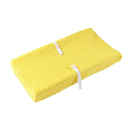 Soft Minky Dot Baby Changing Pad Cover - Ultra Comfortable & Safe for Newborns, Girls & Boys - Fits 32