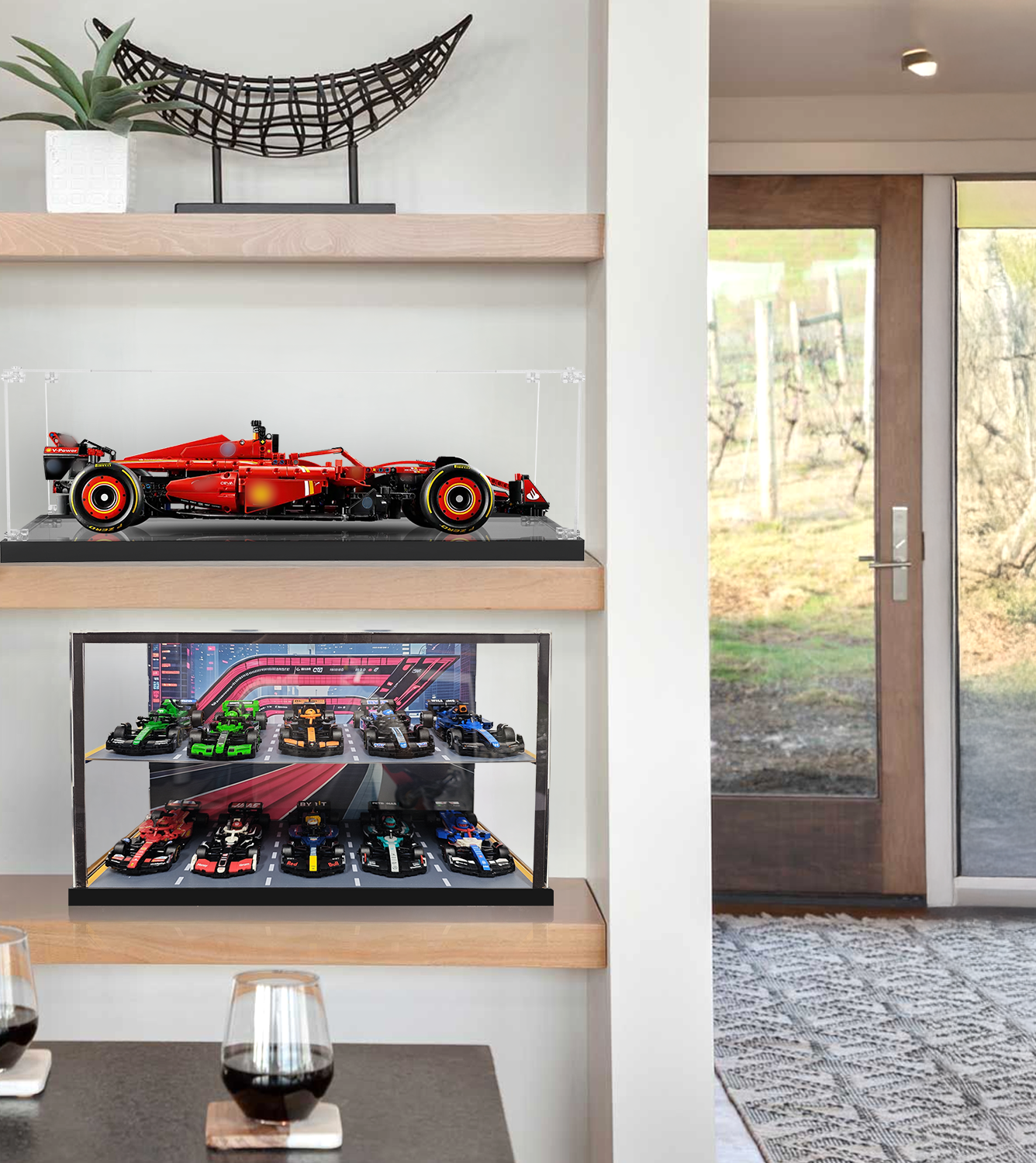 LEGO Speed Champions Series Display Case for 1:32 Scale Models - Perfect for Showcasing Your Full Collection at Home or Office