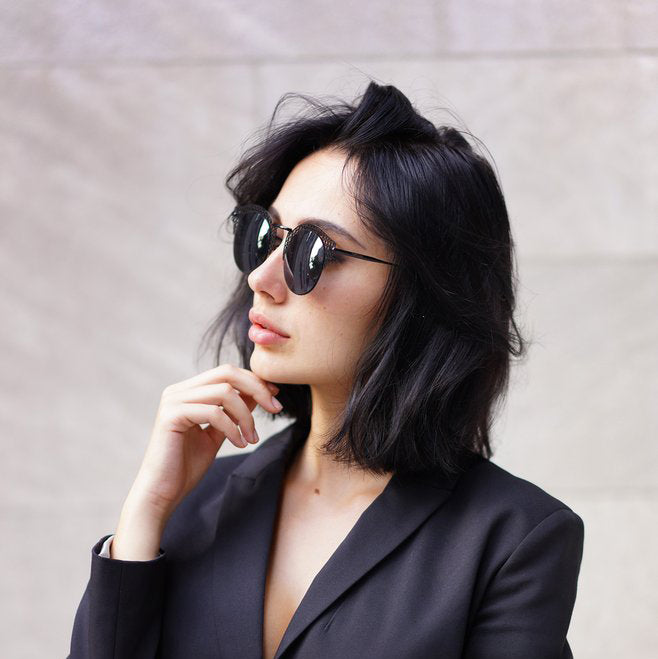 Black Angel Sunnies - Stylish & UV Protection Sunglasses for Women & Men - Perfect for Beach, Driving & Outdoor Activities