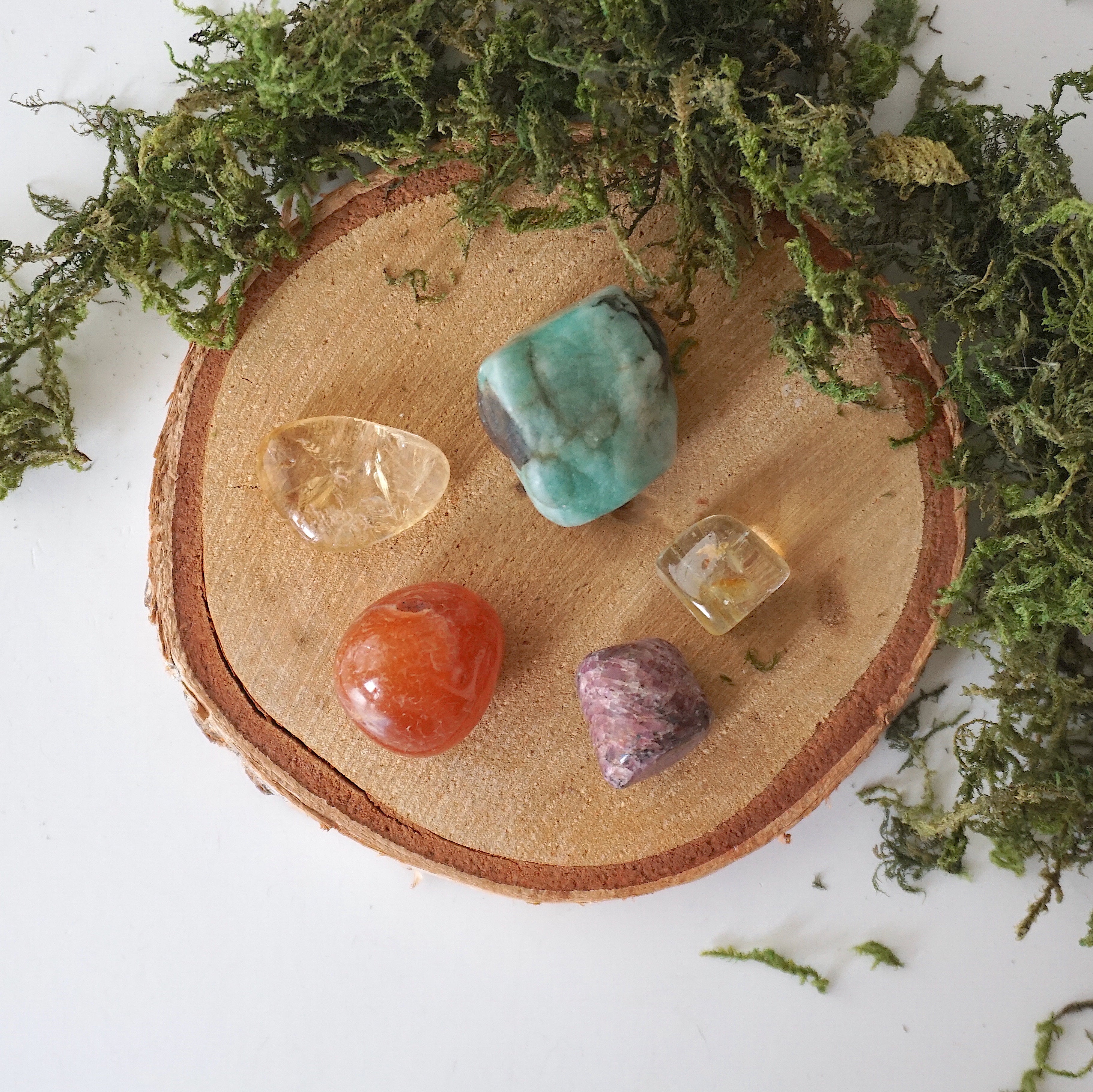 Love Crystals Healing Stones Bundle - Natural Gemstone Collection for Meditation, Chakra Balancing & Spiritual Healing | Perfect Gift Set for Yoga, Reiki & Home Decor
