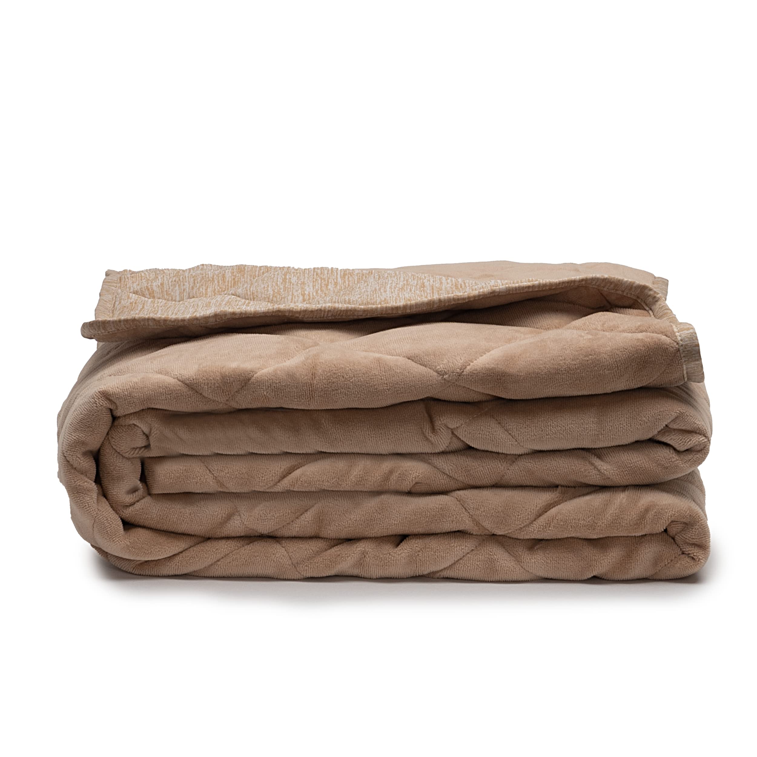 Luna CoolLuxe 12lbs Weighted Cooling Blanket for Hot Sleepers - Premium Breathable Bed Blanket for Summer, Full Size 48