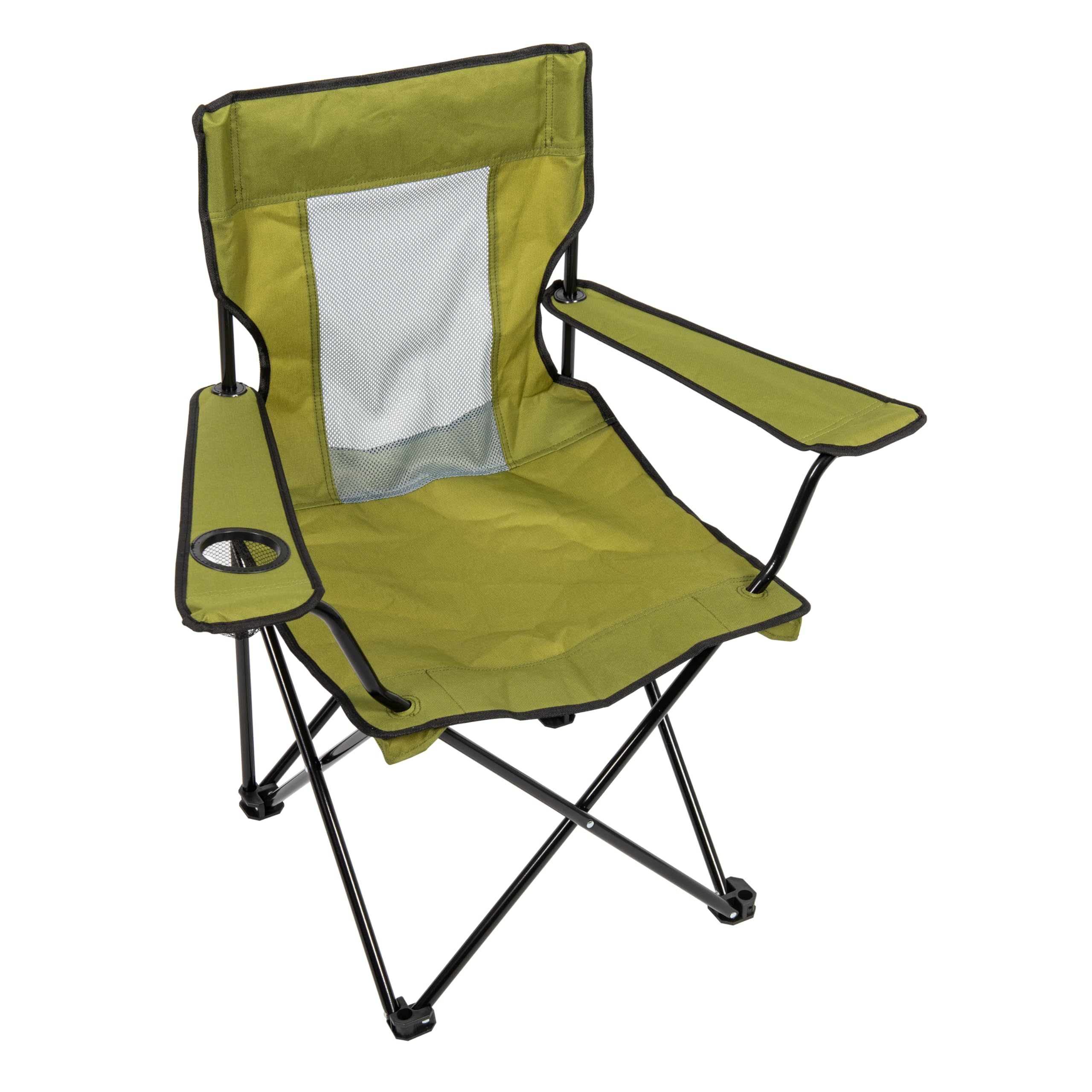 Portable Max Quad Camping Cup Holder with Carrying Bag - Heavy Duty Chair Accessory for Outdoor, Beach, Picnic & Tailgating Parties