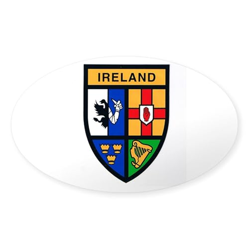 Clear - Ireland Oval Sticker