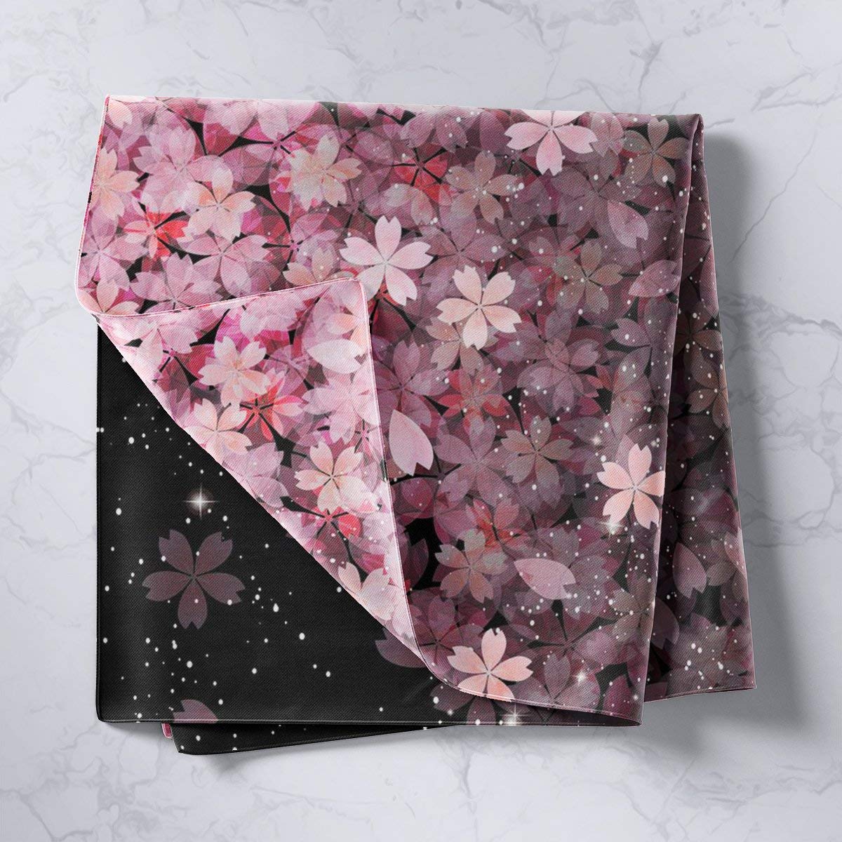 Erosebridal Cherry Blossom Wall Tapestry - Pink Floral Wall Hanging with Glitter Starry Sky Design, Large 59x82 Inch - Perfect for Bedroom, Living Room & Dorm Decor