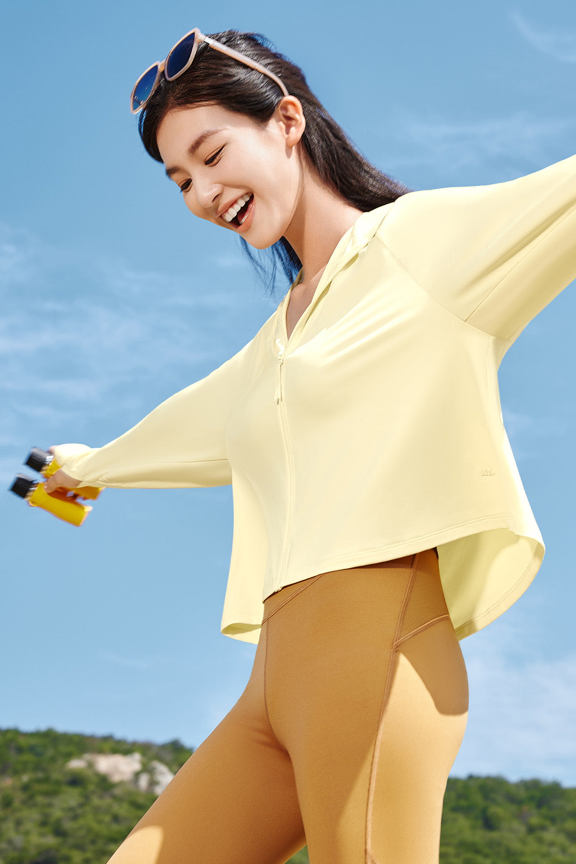 UPF50+ Women's Cooling Sun Protection Jacket - Lightweight UV Shirt for Outdoor Activities, Hiking, Beach & Summer Travel