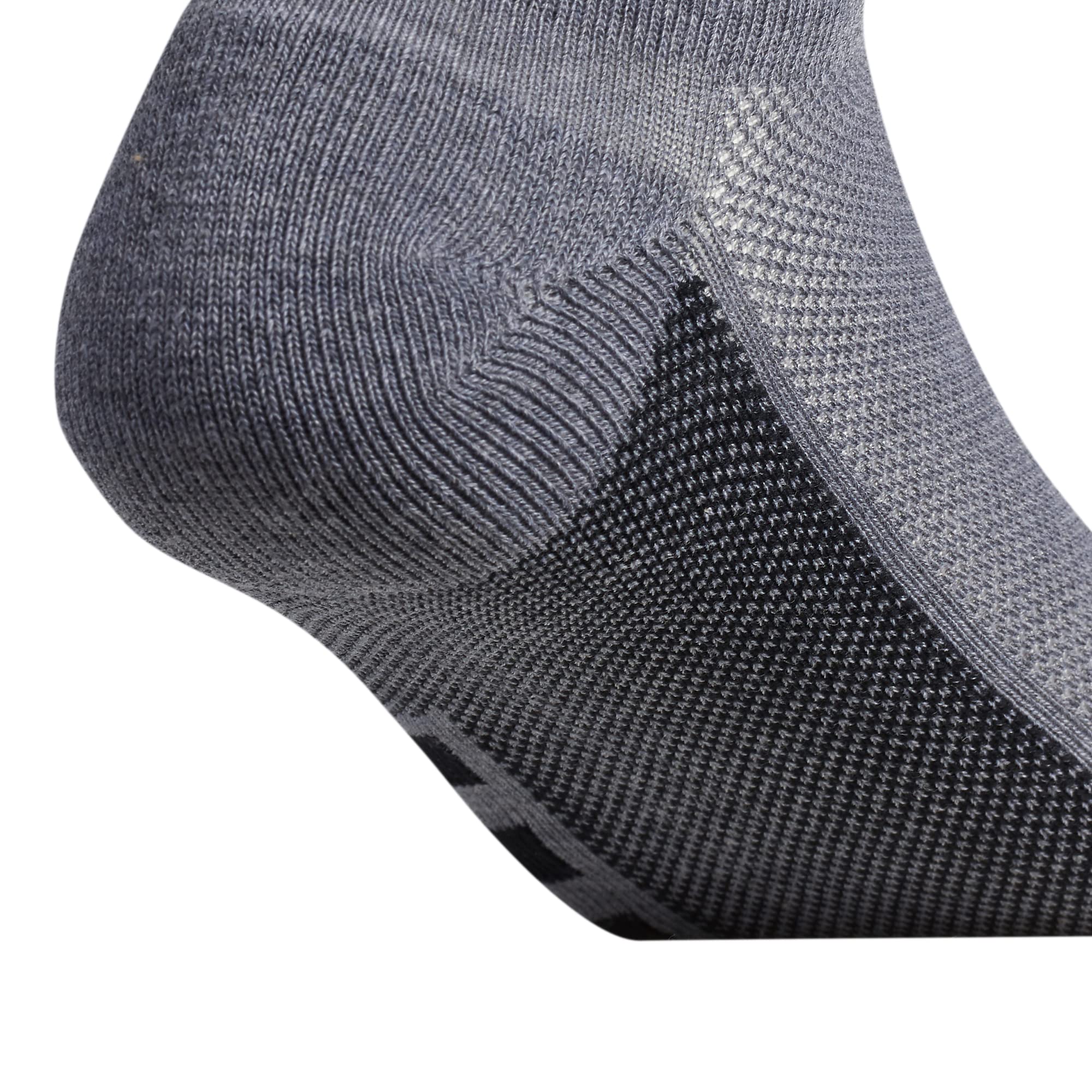 adidas Men's Superlite Stripe 3 No Show Socks 3-Pack - Breathable Athletic Socks for Running, Gym & Casual Wear