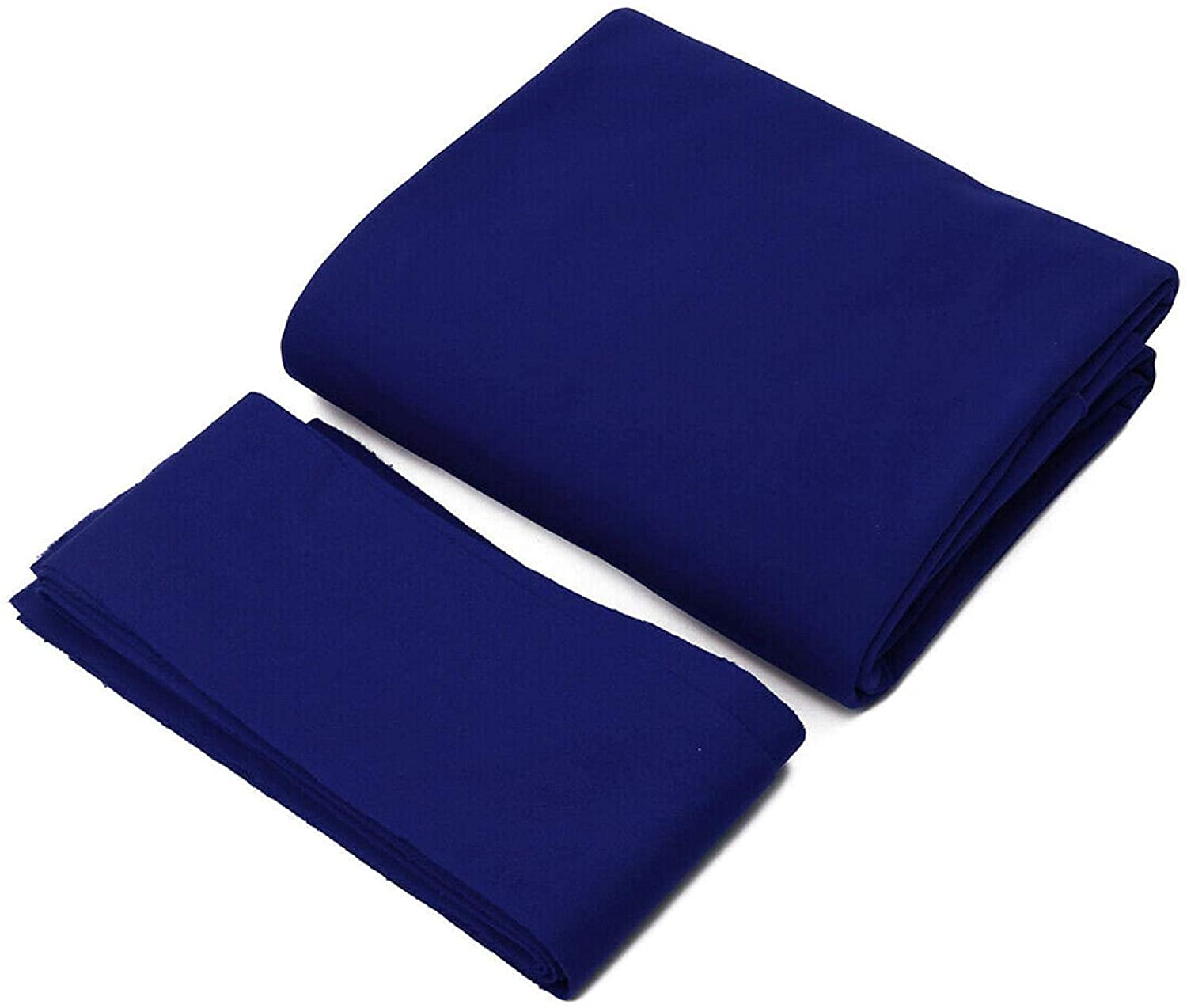 Premium Worsted Wool & Nylon Billiard Cloth - 9ft Pool Table Felt Mat (6 Strips) - Durable Professional Grade for Home, Hotel & Bar Use - Ideal for Game Rooms, Man Caves & Entertainment Spaces - Blue M-G1020