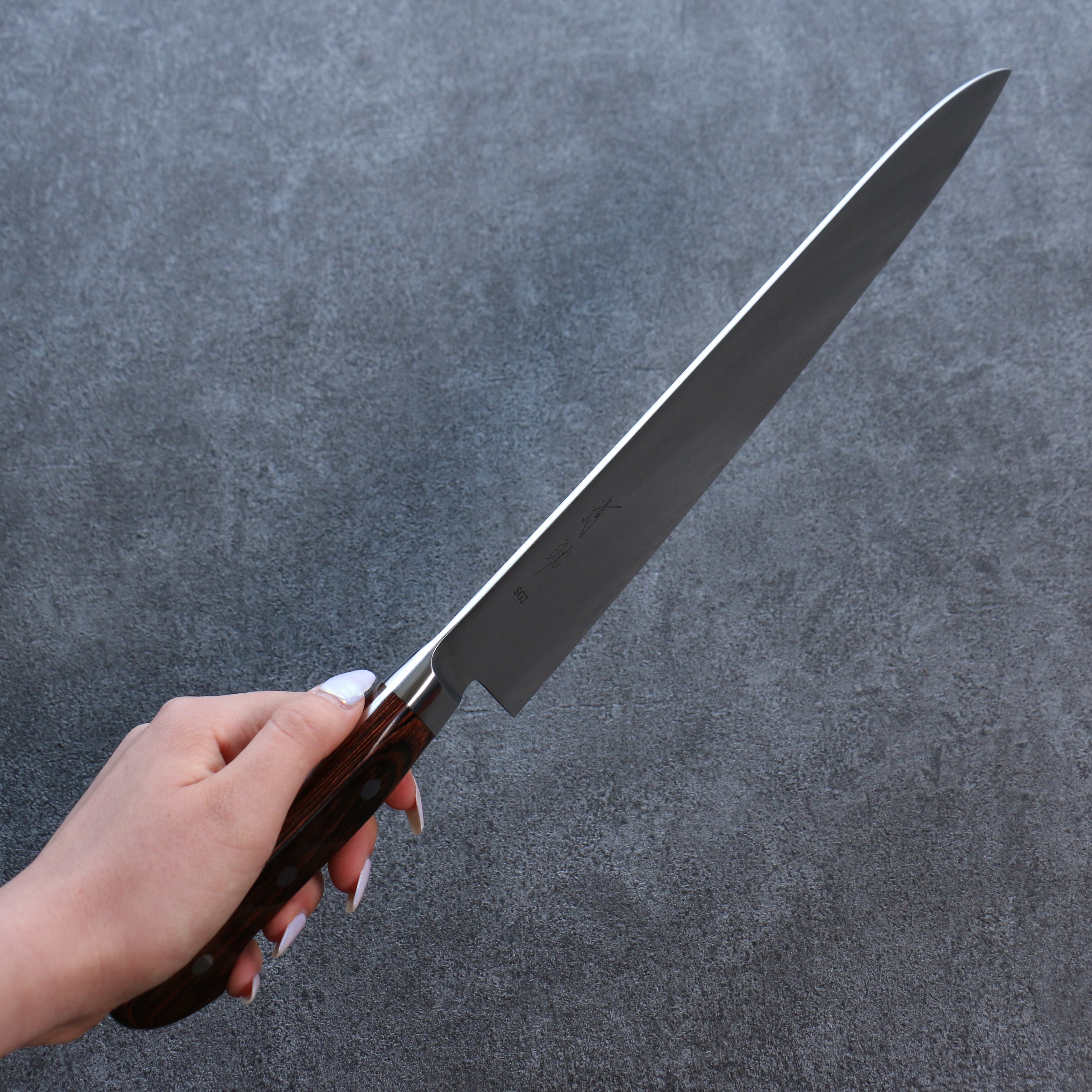Premium Seisuke SG2 Gyuto 270mm Japanese Chef Knife with Mahogany Handle - Perfect for Sushi, Sashimi & Precision Cutting in Professional Kitchens