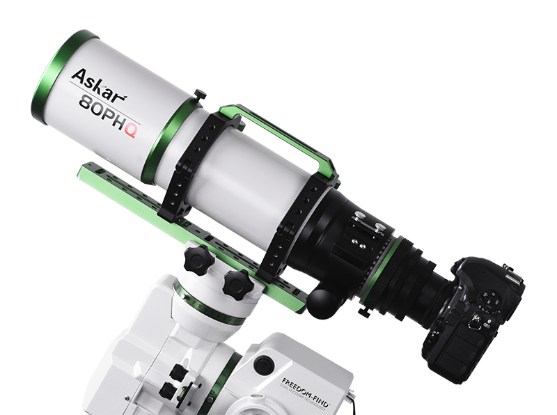 Askar 80PHQ 80mm f/7.5 Quadruplet Flat Field Astrograph Telescope - Premium Astrophotography Telescope for Deep Space Imaging, Ideal for Nebulae, Galaxies & Star Clusters Photography